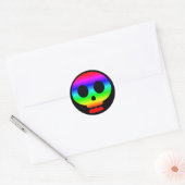 Rainbow Skull Sticker Twee (Envelop)