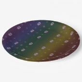 Rainbow Skulls Paper Bord (Gekanteld)