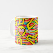 Rainbow Sky Mug par Tamara Diaz Art (Devant gauche)