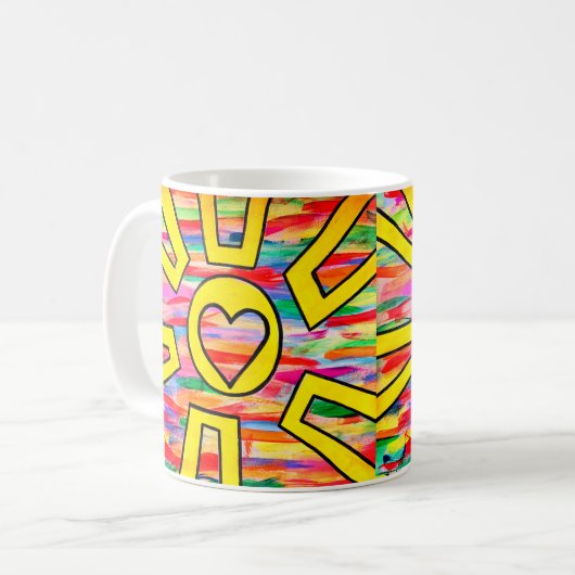 Rainbow Sky Mug par Tamara Diaz Art (Devant gauche)