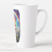 Rainbow Sky Mushroom Latte Mok (Rechts)