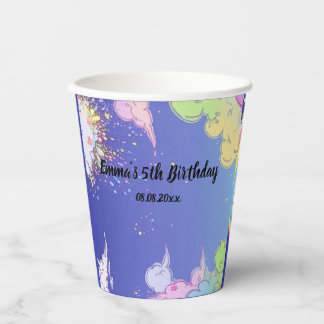 Rainbow Sky Verjaardag Party Decor Papieren Bekers