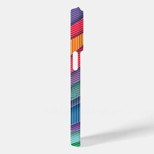 Rainbow Slice Pattern Boho Case-Mate iPhone Case (Achterkant / Rechts)