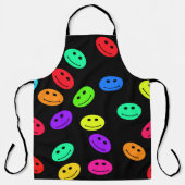 Rainbow Smile Faces Schort (Voorkant)