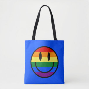 Rainbow Smiley Face Draagtas