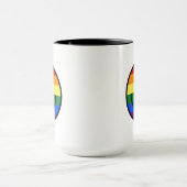 Rainbow Smiley Face Mok (Midden)