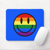 Rainbow Smiley Face Muismat (Met muis)