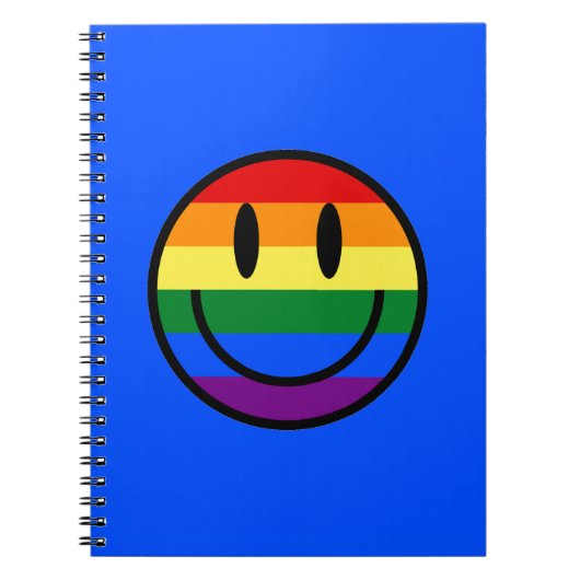 Rainbow Smiley Face Notitieboek (Voorkant)