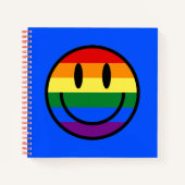 Rainbow Smiley Face Notitieboek (Voorkant)