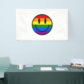 Rainbow Smiley Face Spandoek (Beurs)
