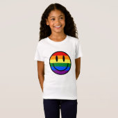 Rainbow Smiley Face T-shirt (Voorkant volledig)