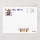 RAINBOW "Snel!" Briefkaart (Achterkant)