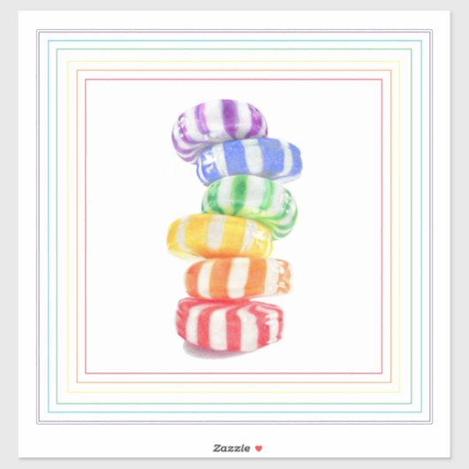 RAINBOW SNOEP 14-inch vinylSticker Sticker (Vel)
