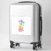 RAINBOW SNOEP 14-inch vinylSticker Sticker (Koffer)