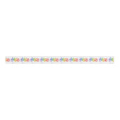 RAINBOW SNOEP 1,5-inch breedkorrelig lint (Voorkant)