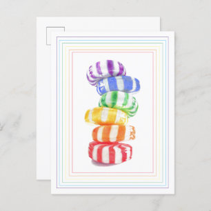 RAINBOW SNOEP BRIEFKAART