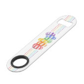 RAINBOW SNOEP Speed Bottle Open Speed Flessenopener (Voorkant Gekanteld)