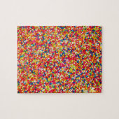 Rainbow Snoep Sprinkle Pattern Legpuzzel (Horizontaal)