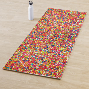 Rainbow Snoep Sprinkle Pattern Yogamat
