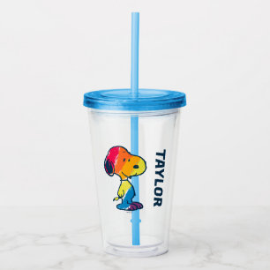 Rainbow Snoopy Acryl Drinkbeker