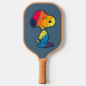 Rainbow Snoopy Pickleball Paddle (Achterkant)
