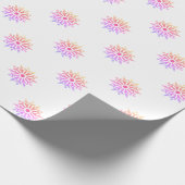 Rainbow Snowflake Cadeaupapier (Hoek)