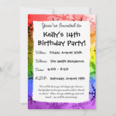 Rainbow Snowflake Kaart (Voorkant)