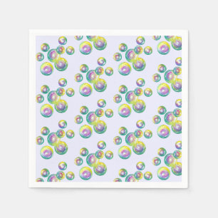 Rainbow Soap Bubbles Bubble Wand Zomerplezier Servet