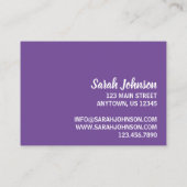 Rainbow Soap Bubbles Party Event Planner Visitekaartje (Achterkant)