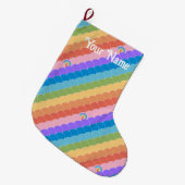 Rainbow Solitaire Clamshell Grote Kerstsok (Voorkant (Hangend))