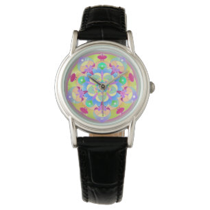 Rainbow Song Mandala Horloge