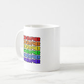 Rainbow Sonographer Koffiemok (Voorkant links)