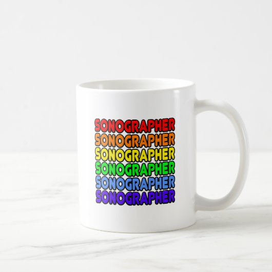 Rainbow Sonographer Koffiemok (Rechts)