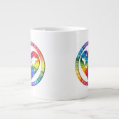 Rainbow Soul Circle Extra Grote Beker (Voorkant)