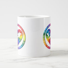 Rainbow Soul Circle Extra Grote Beker