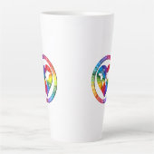 Rainbow Soul Circle Latte Mok (Voorkant)