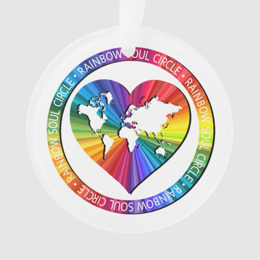 Rainbow Soul Circle Ornament (voorkant)