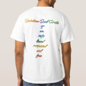Rainbow Soul Circle T-shirt (Achterkant)