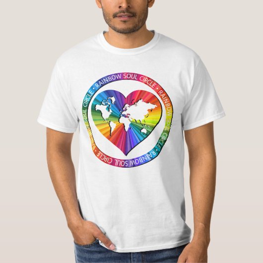 Rainbow Soul Circle T-shirt (Voorkant)