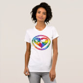 Rainbow Soul Circle T-shirt (Voorkant volledig)