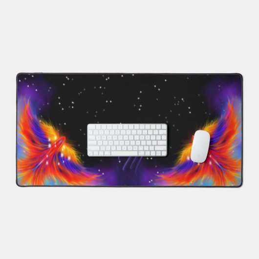 Rainbow Space Phoenix Monogram Bureaumat (Keyboard & Muis)