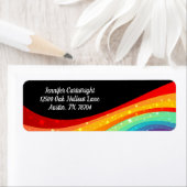 Rainbow Sparkle Fabulous Birthday Party Black Etiket (Insitu)