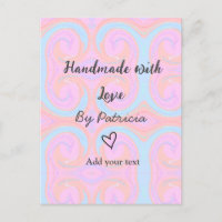 Rainbow sparkle handgemaakt met liefde voeg naamte