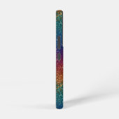 Rainbow Sparkle Metallic Elegant gepersonaliseerd Samsung Galaxy Hoesje (Rechterkant)