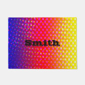 Rainbow Sparkle Pattern Deurmat (Voorkant)
