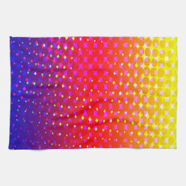 Rainbow Sparkle Pattern Theedoek