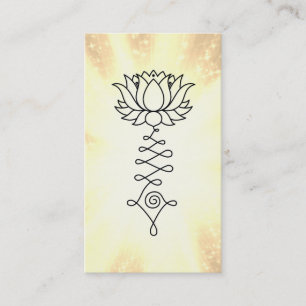 *~* Rainbow Sparkle Reiki Energy Healing Lotus Visitekaartje