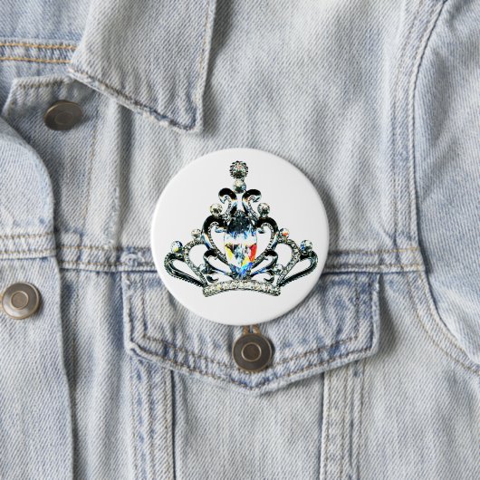 Rainbow Sparkles of a Tiara Ronde Button 7,6 Cm (In situ)