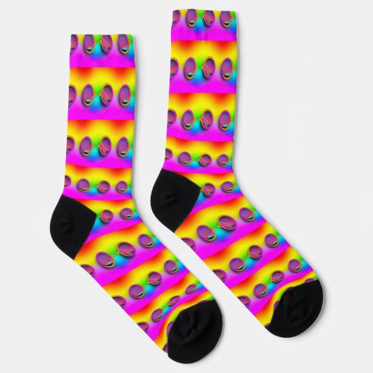 Rainbow Spectacles Mens Crew Sokken (Rechts)