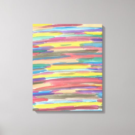 Rainbow Spectrum Art Abstracte Canvas Print (Voorkant)